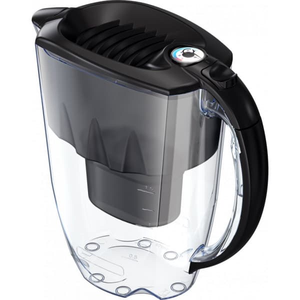 Aquaphor Amethyst MF+ vattenreningskanna, 2,8 L, svart