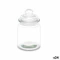 Miniatyrbild 1 av 3: Burk Transparent Glas 250 ml 8 x 13 x 8 cm (24 antal) Med lock