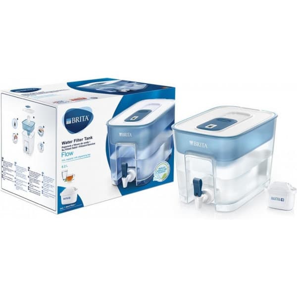 Brita Flow vattenfiltreringstank med dispenser, 8,2 l