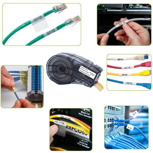 Etikettkompatibel Brady BMP21-LAB BMP21-PLUS - Vinylband M21-750-427 19,1mmx4,27m Phonillico®