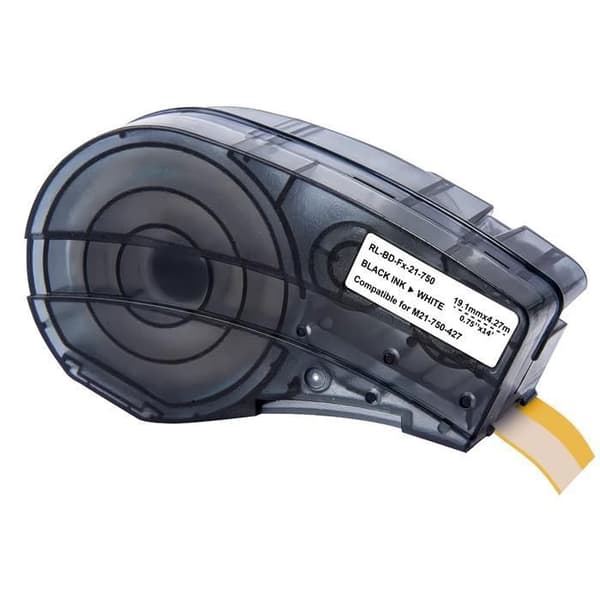 Etikettkompatibel Brady BMP21-LAB BMP21-PLUS - Vinylband M21-750-427 19,1mmx4,27m Phonillico®