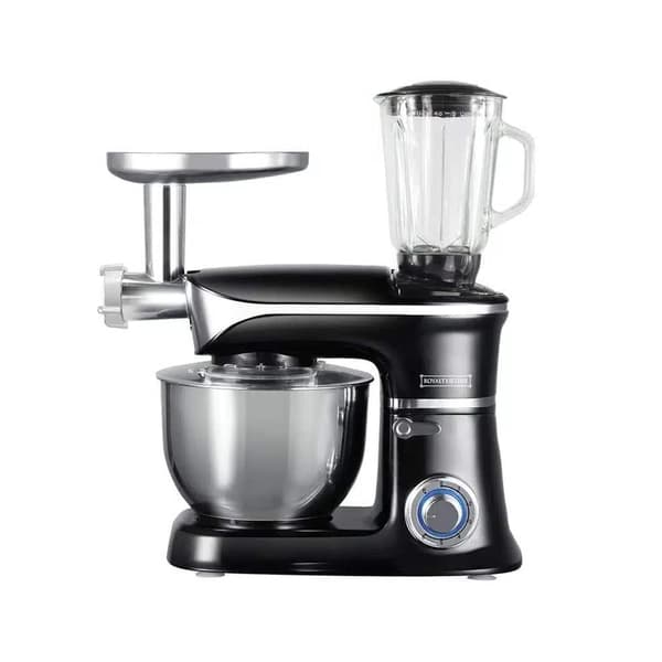 Köksmaskin 3-i-1 1900 watt Röd, Svart eller Silver (blender, köttkvarn och vispmaskin)