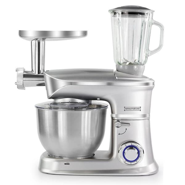 Köksmaskin 3-i-1 1900 watt Röd, Svart eller Silver (blender, köttkvarn och vispmaskin)