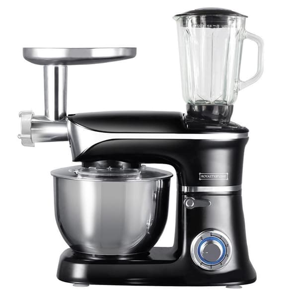 Köksmaskin 3-i-1 1900 watt Röd, Svart eller Silver (blender, köttkvarn och vispmaskin)