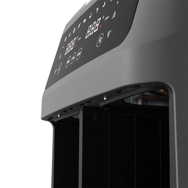 Dubbel AirFryer 2 400 W - 2 x 4 liter