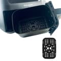 Miniatyrbild 6 av 11: Dubbel AirFryer 2 400 W - 2 x 4 liter
