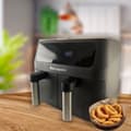 Miniatyrbild 1 av 11: Dubbel AirFryer 2 400 W - 2 x 4 liter