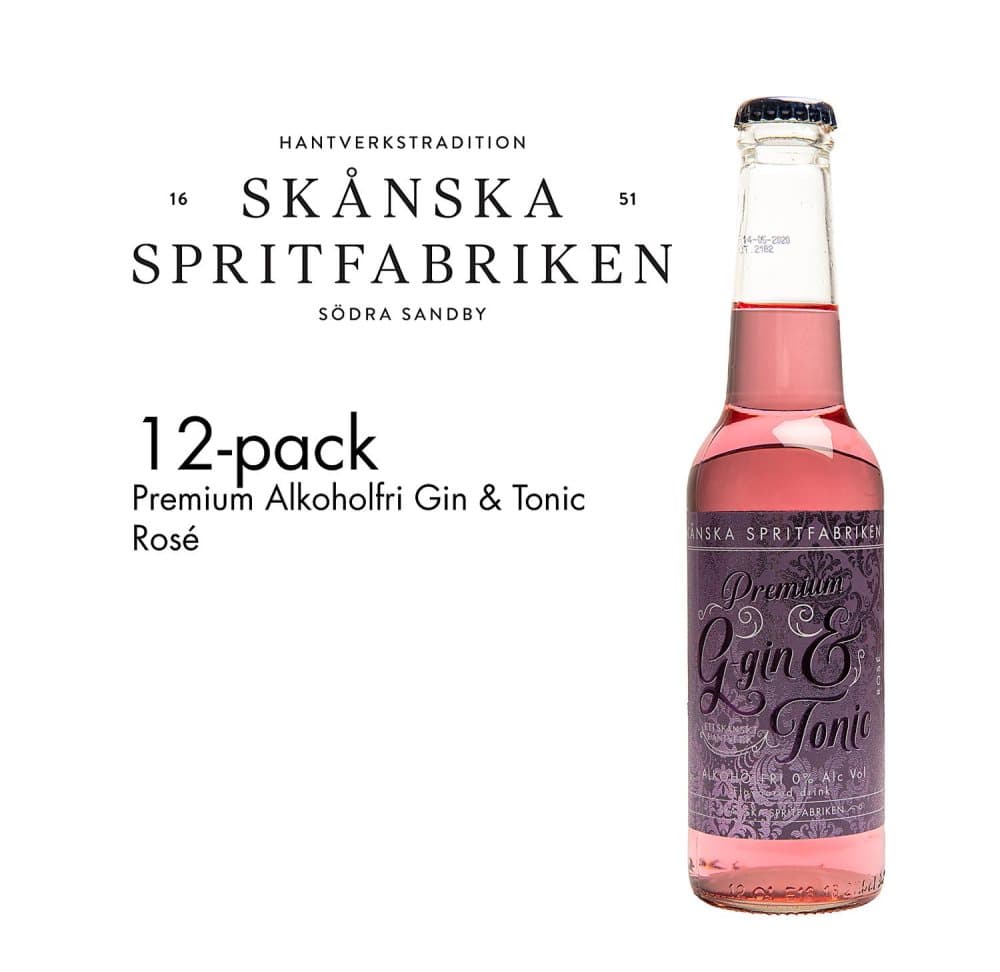 Alkoholfri Gin & Tonic Rosé