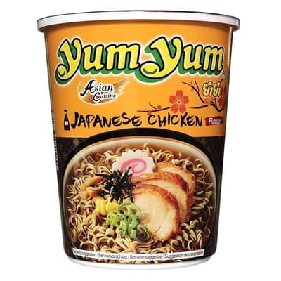 Instant Noodles - Chicken Shoyu, Yum Yum (12x70g)