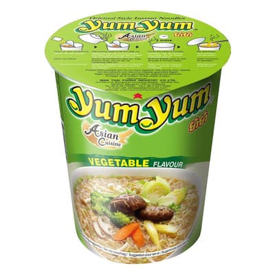 Instant Noodles - Vegetabilsk smag, Yum Yum (12x70g)
