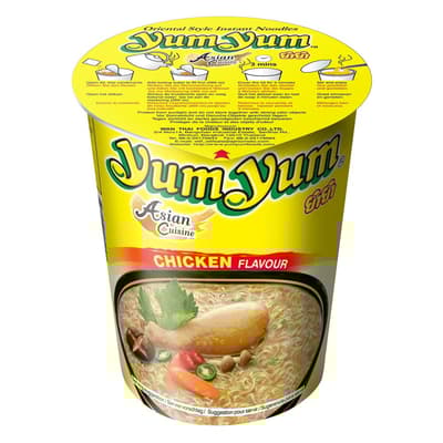 Snabbnudlar / Nudlar - Kycklingsmak, Yum Yum (12x70g)