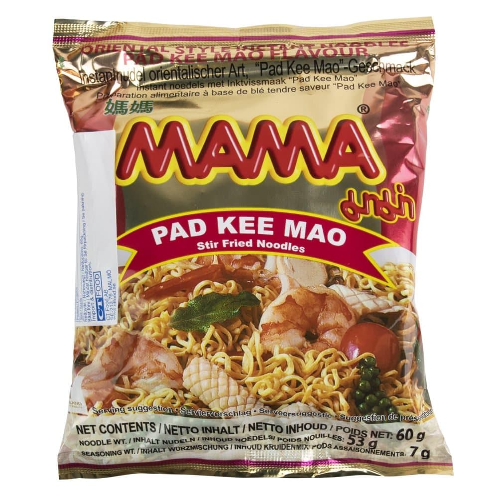 Snabbnudlar - Pad Kee Maosmak, Mama (30x60g)