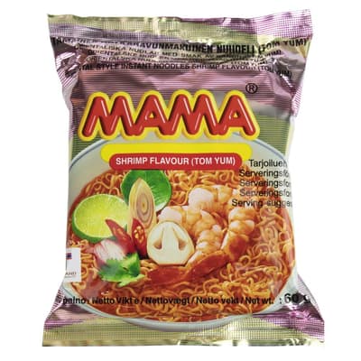 Instant Noodles - Tom Yum Flavor, Mama (30x60g)
