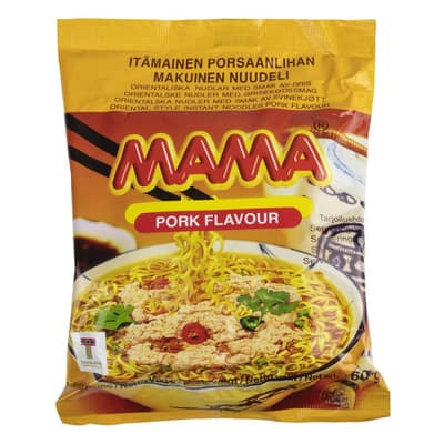 Instant Noodles - Pork Flavor, Mama (30x60g)