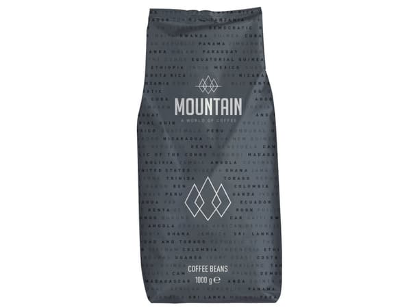 Kaffe BKI Mountain Java Mørk hele bønner 1kg/ps - (6 stk.)