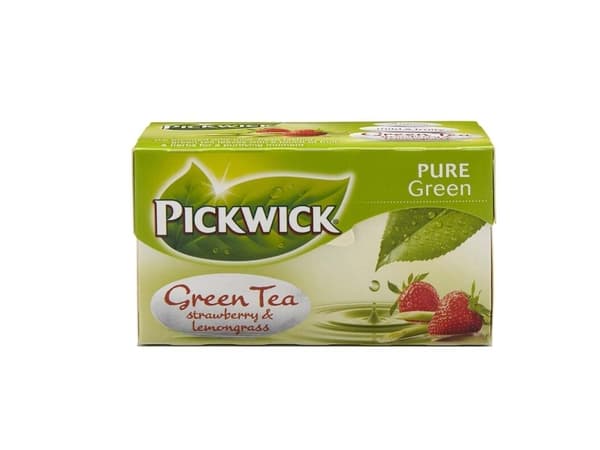 Te Pickwick Grøn Te Jordbær/Citrongræs 20 breve