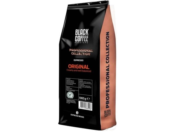 Espresso, BKI Black Coffee Type 1, fyldningsvægt: 1000, Bag of 1 kg - (6 stk.)