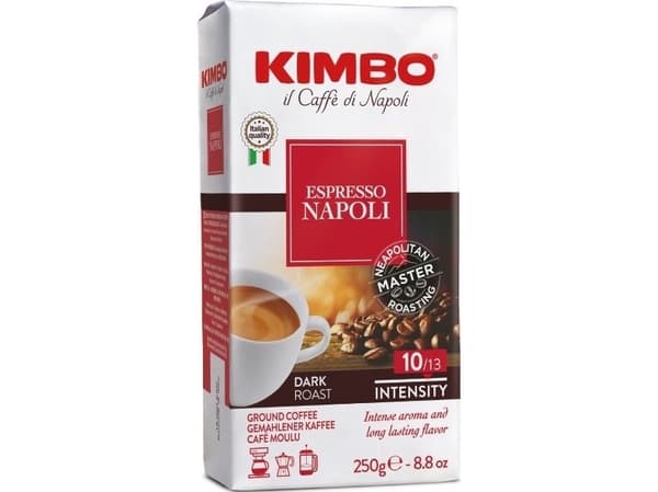Kimbo Neapolitan Espresso 250 g, 250 g, Medium Ristet, Kaffe, Espresso, Taske, 250 g