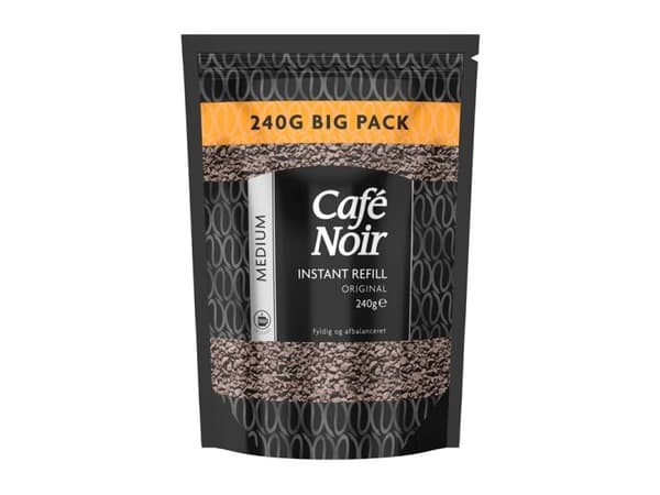 Kaffe Café Noir Instant refill 240g - (240 gram pr. pose x 9 poser)