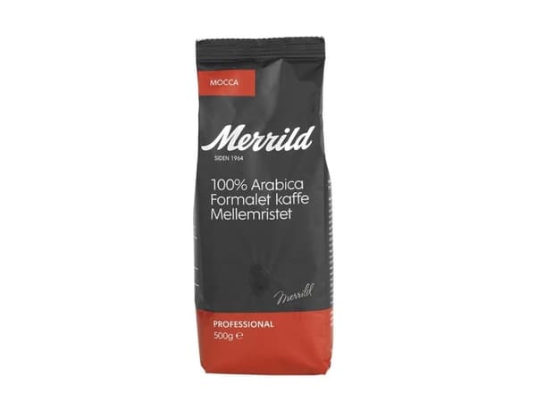 Kaffe Merrild Mocca 500g/pose - (500 gram pr. pose x 16 poser)