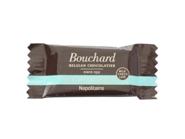 Chokolade Bouchard Karamel/Havsalt - 5g flowpakket (1kg)