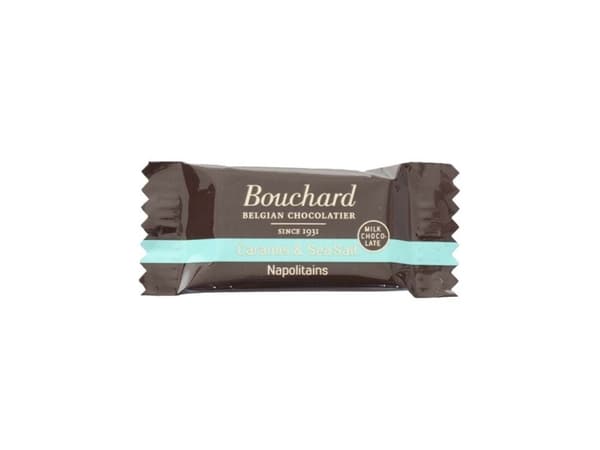 Chokolade Bouchard Karamel/Havsalt - 5g flowpakket (1kg)