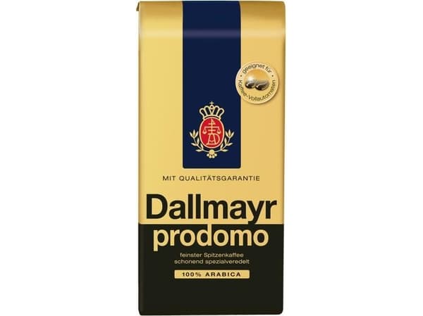 Dallmayr Prodomo 500g, 500 g, Americano, Espresso, Middels brent, 1 stykker, Veske