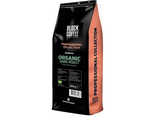 Espresso, BKI Black Coffee Type 1, fyldningsvægt: 1000, Bag of 1 kg - (6 stk.)