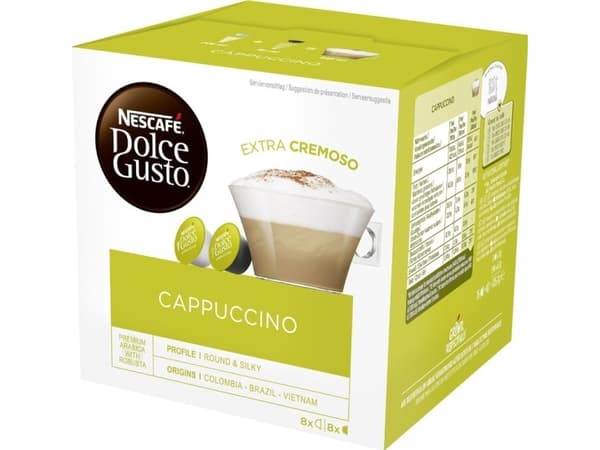 Nestle Dolce Gusto cappuccino 8 ów mleko + kawa