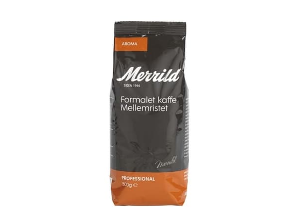 Kaffe Merrild Aroma 500g/pose - (500 gram pr. pose x 16 poser)