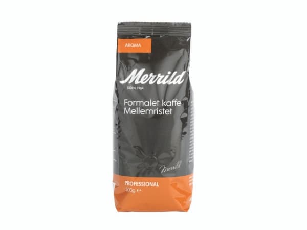 Kaffe Merrild Aroma 500g/pose - (500 gram pr. pose x 16 poser)
