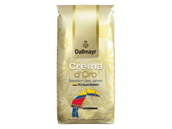 Dallmayr Crema d''Oro, 1 kg, Kaffemaskin, Espresso, Middels brent, 1 stykker