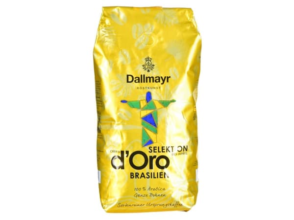 Dallmayr Crema d''Oro, 1 kg, Kaffemaskin, Espresso, Middels brent, 1 stykker