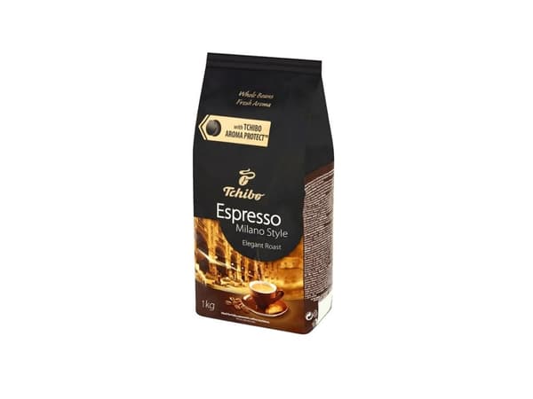 Tchibo Espresso Milano Style, 1 kg, Espresso, Ljusrostade, 1 styck