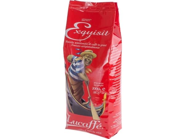 Lucaffe Exquisit, 1 kg, americano, cafe au lait, caffe crema, caffe latte, espresso