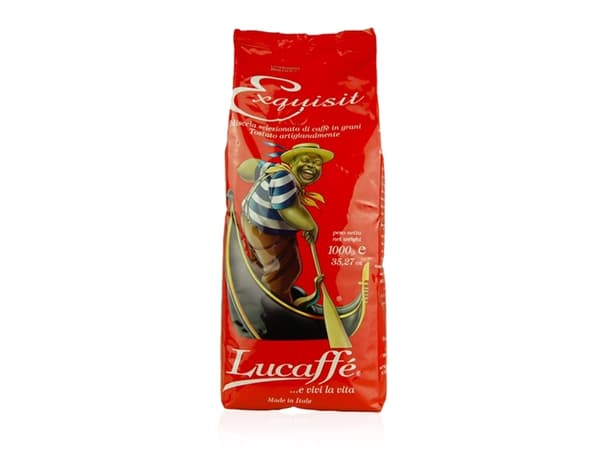 Lucaffe Exquisit, 1 kg, americano, cafe au lait, caffe crema, caffe latte, espresso