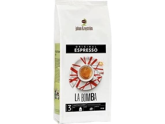 Johan & Nyström Espresso La Bomba kaffebønne, 500 g