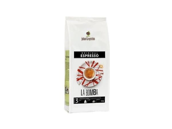 Johan &amp; Nyström Espresso La Bomba kahvipapu, 500 g