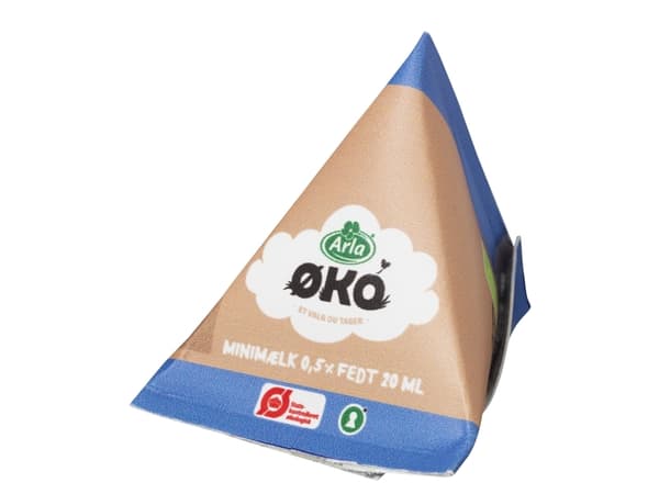 Kaffemælk Arla® Økologisk Minimælk 0,4%  - (100 stk.)