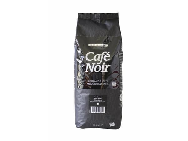 Kaffe Café Noir hele bønner 1kg/ps - (8 kiloa)