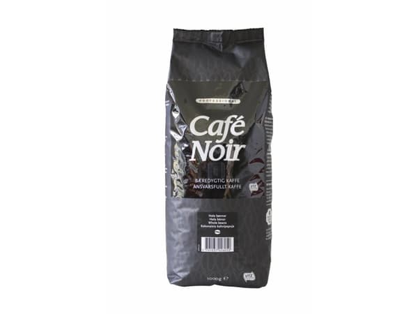 Kaffe Café Noir hele bønner 1kg/ps - (8 kiloa)