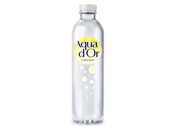 Danskvand Aqua d’Or med blid brus, citron og lime 0,5 ltr. - (12 flasker)