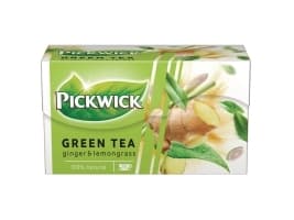 Te, Pickwick, Grøn Te Ingefær & Citrongræs, pakke a 20 stk