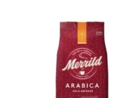 Kaffe Merrild Arabica 1kg hele bønner,1 kg/ps