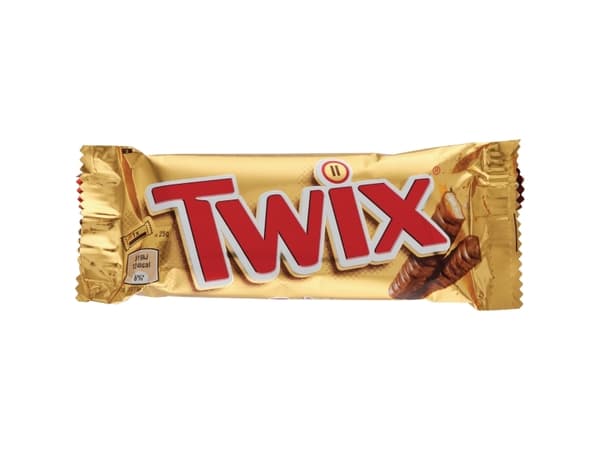 Suklaapatukka twix, 50 g, 32 kpl:n laatikko.