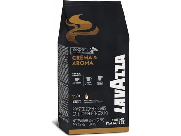 Lavazza Crema e Aroma, 1 kg, Americano, Cappuccino, Kaffe, Espresso, Middels brent