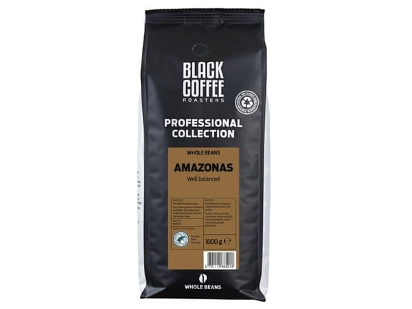 Kaffebønner BKI Musta kahvipaahtimo Amazonas, 1 kg