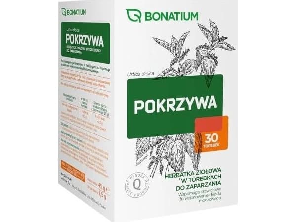 Medicinae Bonatium Nokkonen yrttitee, 30 annospussia - Pitkäaikainen!