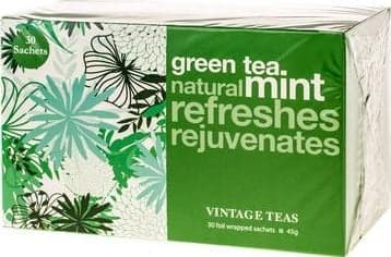 Vintage Teas Vintage Teas Vihreä tee minttu - 30 teelusikallista