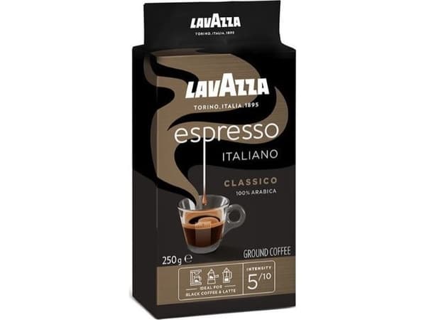 Lavazza Espresso Italiano Classico, 250 g, Letristet, Espresso, Krukke